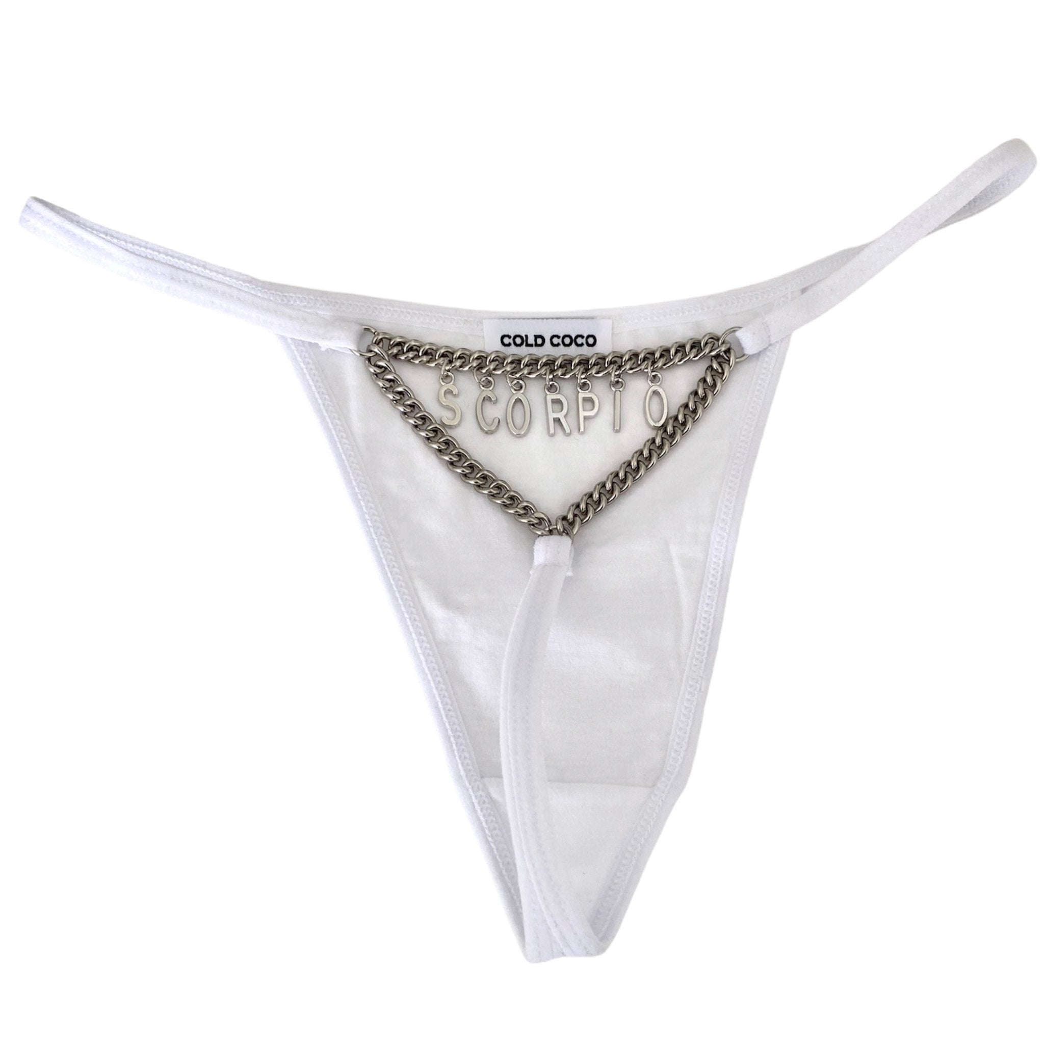 White Custom G - String 2.0 - COLD COCO